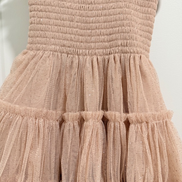 HILL HOUSE MOMMY & ME 2023 COLLECTOR EDITION ELLIE NAP DRESS BLUSH GLITTER TULLE - Picture 8 of 10